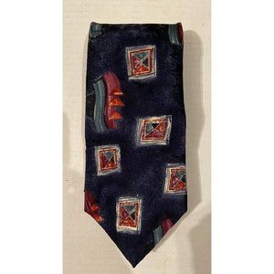 Oscar De La Renta Neck Tie Couture Collection 100% Silk 